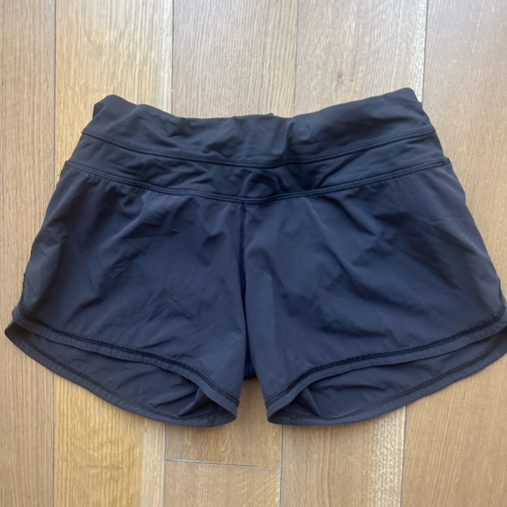 Lululemon Women’s Black Speed Shorts Size  6